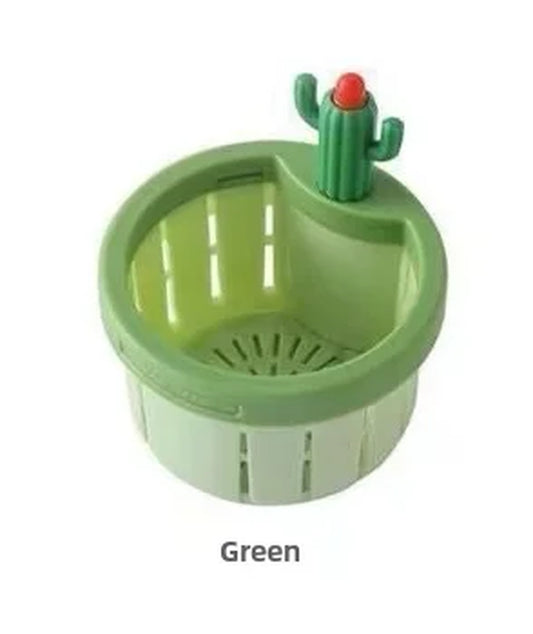 Sink Drain Basket Cactus Kitchen Sink Drain Strainer Anti-Clogging Food Waste Catcher Multi-Functional Kitchen Accessories