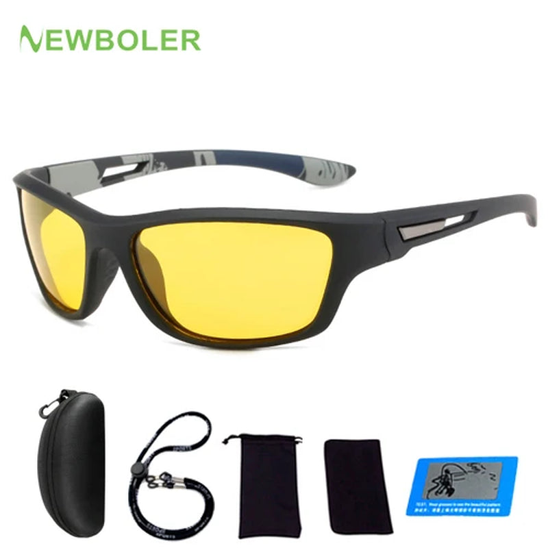 Polarized Fishing Sunglasses Goggles Men'S Driving Shades Male Sun Glasses Hiking Fishing Classic Sun Glasses UV400 Eyewear