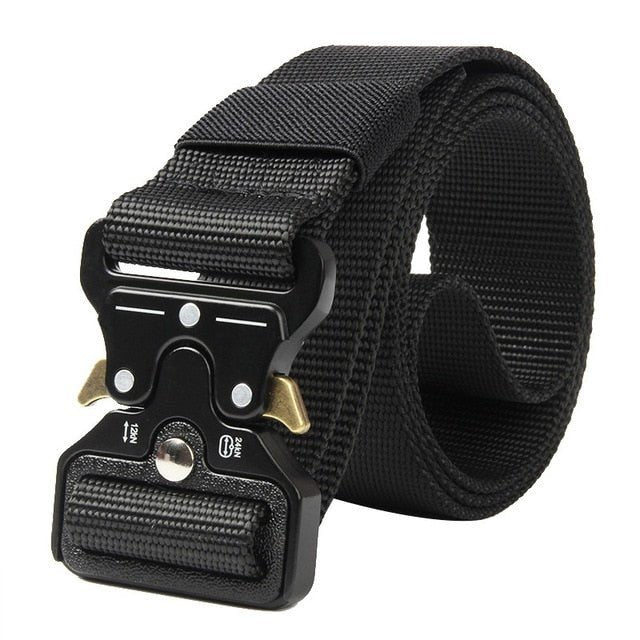 KK-Metal-alloy-black-45to47inch 测试Men's Belt Army Outdoor Hunting Tactical Multi Function Combat Survival High Quality Marine Corps Canvas For Nylon Male Luxury Utoper
