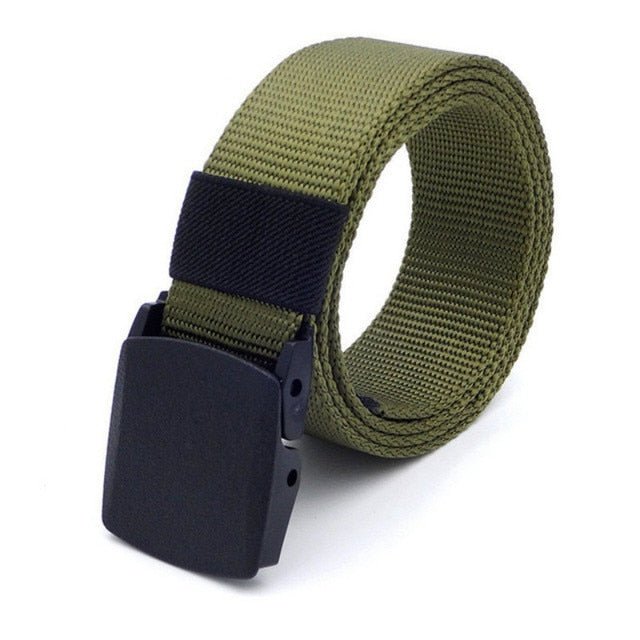 PLM-green-45to47inch 测试Men's Belt Army Outdoor Hunting Tactical Multi Function Combat Survival High Quality Marine Corps Canvas For Nylon Male Luxury Utoper