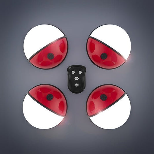 带遥控器的 Pockelamp 便携式 LED 手电筒（4 件装）