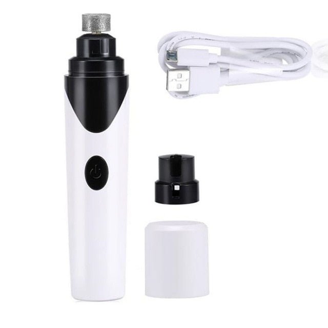 Grinder-M-Poland Rechargeable Nails Dog Cat Care Grooming USB Electric Pet Dog Nail Grinder Trimmer Clipper Pets Paws Nail Cutter Utoper