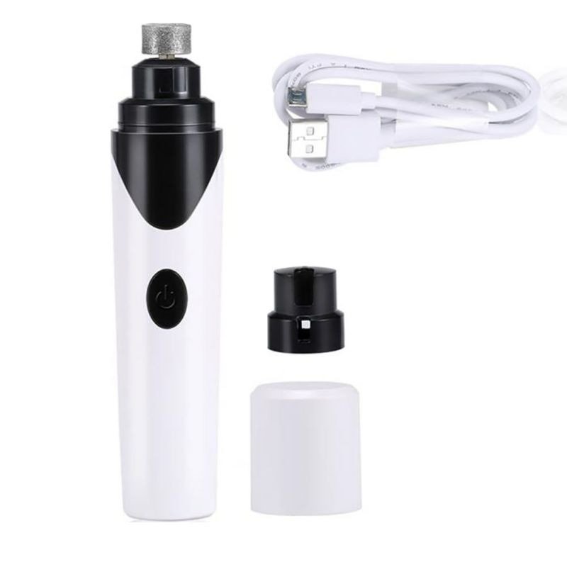 Rechargeable Nails Dog Cat Care Grooming USB Electric Pet Dog Nail Grinder Trimmer Clipper Pets Paws Nail Cutter Utoper