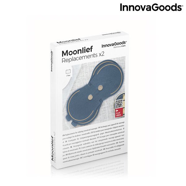 用于放松月经按摩器 Moonlief InnovaGoods 的替换贴片（2 件装）