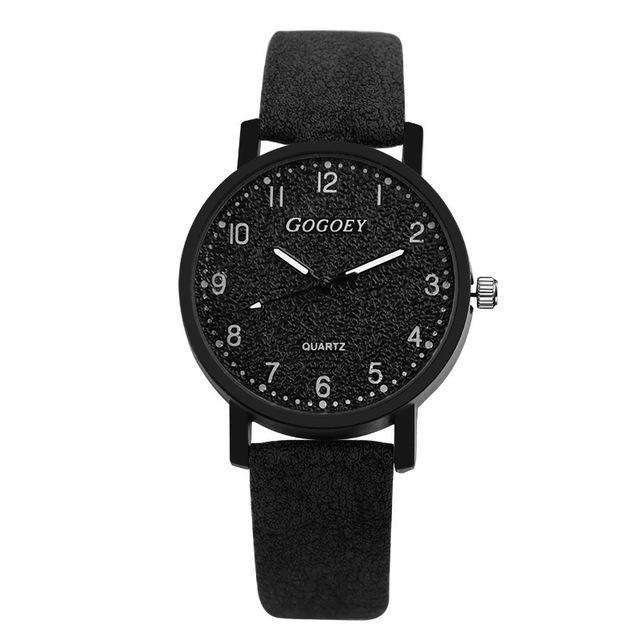 black Retro Design Women Watches Leather Band Quartz Wrist Watch Top Brand Luxury Fashion Clock Saat Drop Shipping montre femme Utoper