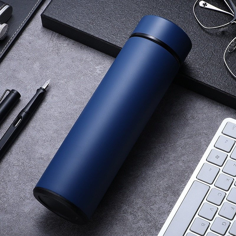 Smart Insulation Cup Water Bottle Led Digital Temperature Display Stainless Steel Thermal Mugs Intelligent Insulation Cups 500ML - Utoper
