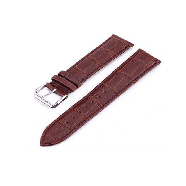 Brown-brown-line-24mm UTHAI Z08 Watch Band Genuine Leather Straps 10-24mm Watch Accessories High Quality Brown Colors Watchbands Utoper