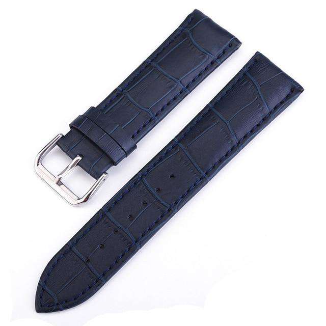 dark-blue-22mm UTHAI Z11 New Watch Bracelet Belt Woman Watchbands Genuine Leather Strap Watch Band 10-24mm Multicolor Watch Bands Utoper